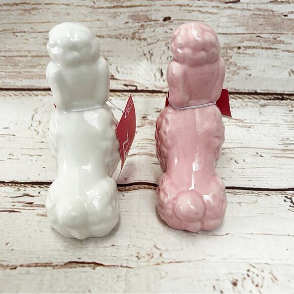 TARGET Valentines Day Poodles White and Pink Set - Picture 2 of 8